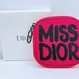 Dior Vibrant Pink Coin Pouch